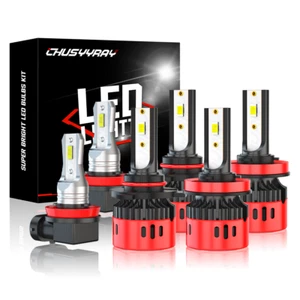 Monter le pathfinder Nissan 2013 2014 2015 2016 LED Kit phare HI/Low +Fog Light 6x