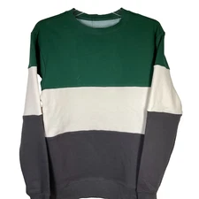 Original Use Men's Color Block Crewneck Sweatshirt XS NWT