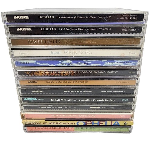 Lilith Fair Huge 13 CD Lot Sarah Mclaughlin Alanis Natalie Merchant Jewel Paula - Picture 2 of 14