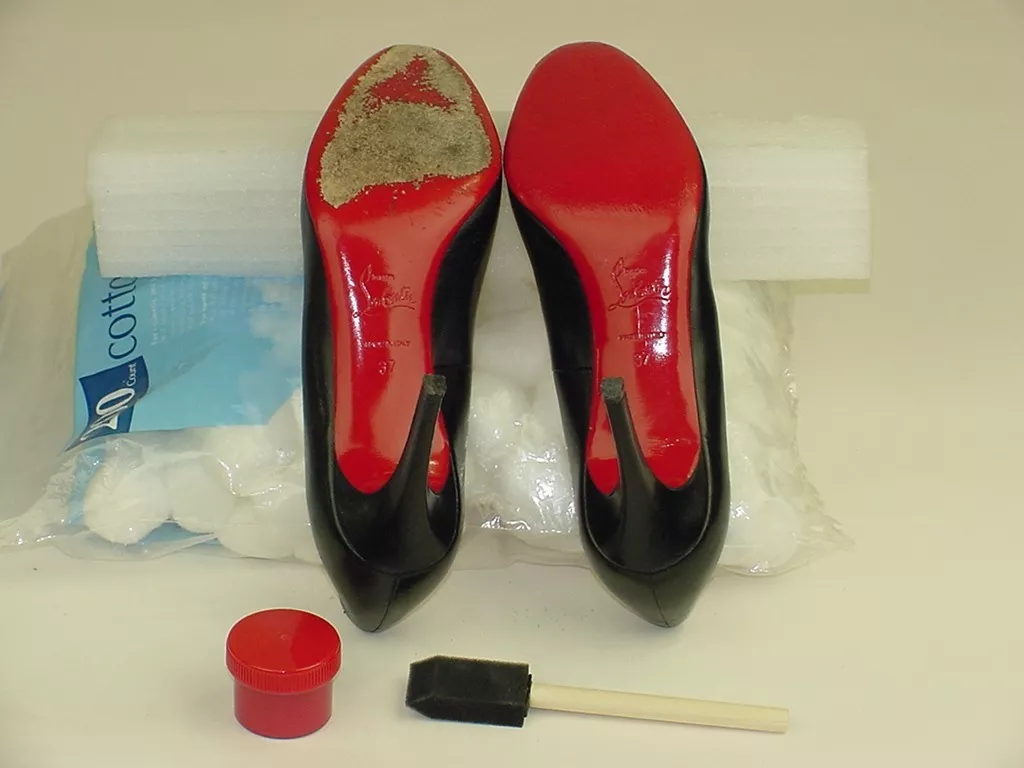 Red Touch Up Odorless Paint Kit for Christian Louboutin Shoes #9