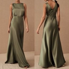 BHLDN Beckett Green Sage Sleeveless Maxi Dress