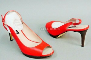 nine west gabrielle slingback platform pumps