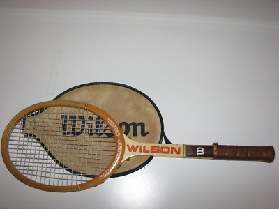 Raquette Tennis Ancienne En Bois Wilson Kramer Cup – Dédicacée