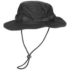 GI RIPSTOP BOONIE BUSH JUNGLE ARMY MILITARY CADET HOLIDAY HAT CAP BLACK S-XL