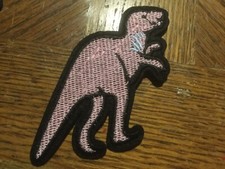 Pink Dinosaur Embroidered Patch Sew On Iron On 3.5  x 2.5  
