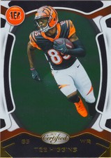 Tee Higgins 2021 Certified Football Gold Foil 2nd Year Base Card#16 Bengals NFL