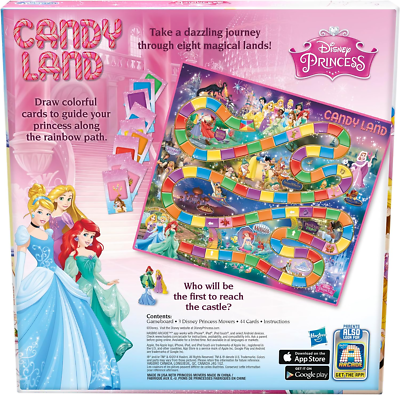 Hasbro Gaming Candy Land Disney Princess Edition Board Game | eBay