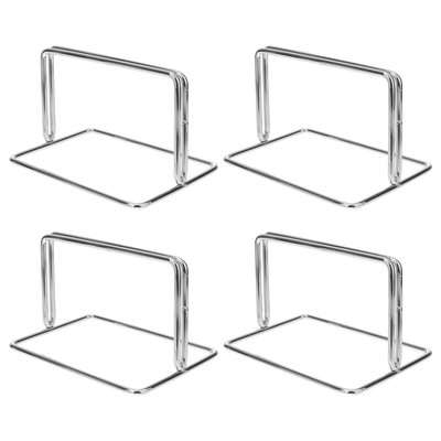 4pcs Steel Baffle Holders Metal Partition Brackets Multi-purpose Divider Holders