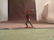 Starlux 56mm Bareheaded Knight Charging with Axe Overhead