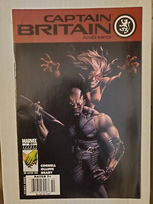 CAPTAIN BRITAIN AND MI 13 #5 Newsstand Rare 1:50 Variant Blade Joins MI 13 2008 