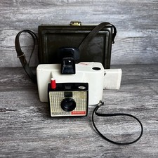 VTG Polaroid Swinger Model 20 Land Camera With Case Manual