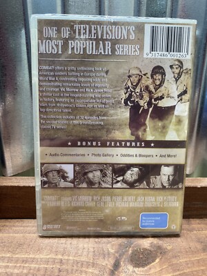 Combat: Complete Season 1 & 2 DVD, 2013, 8-Disc Set VIC MORROW