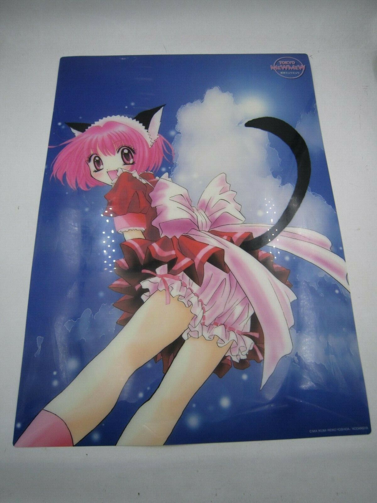Anime Tokyo Mew Mew Ichigo Momomiya Plastic Clear Poster Japan Kodansha  USED | eBay