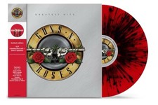 Guns  N  Roses Greatest Hits Limited Ed. Translucent Red Black Splatter Vinyl LP