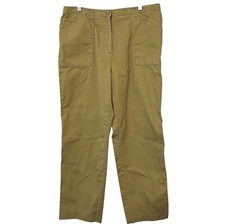 Vtg Ralph Lauren Utility Pants Womens Sz 16 Field Canvas Brown Gorpcore Read