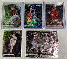 2020 Panini Prizm Baseball San Francisco Giants Lot of 6 (White Wave,Green,Base)