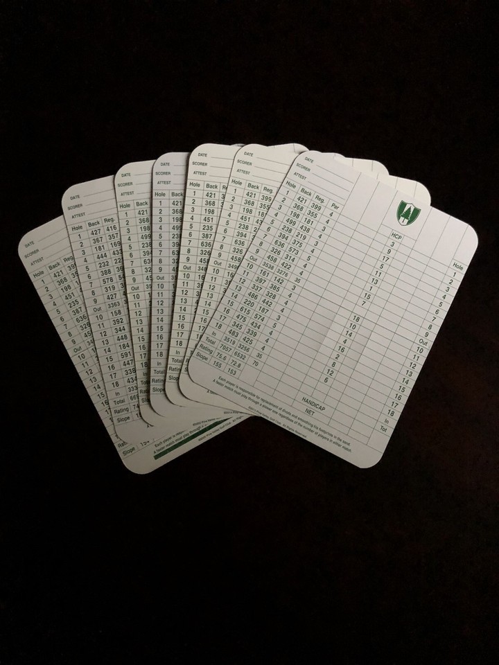 Pine Valley Golf Club Original Scorecards - New &amp; Unmarked Mint Condition | eBay