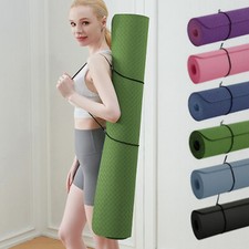 Extra Large Yoga Mat 100*190cm Gym Workout Fitness Exercise Non Slip Pilates