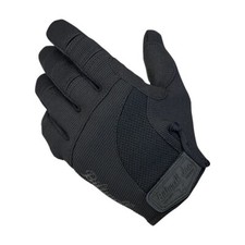 Biltwell Guanti Moto Gloves black neri tessuto tecnico con palmo in pelle
