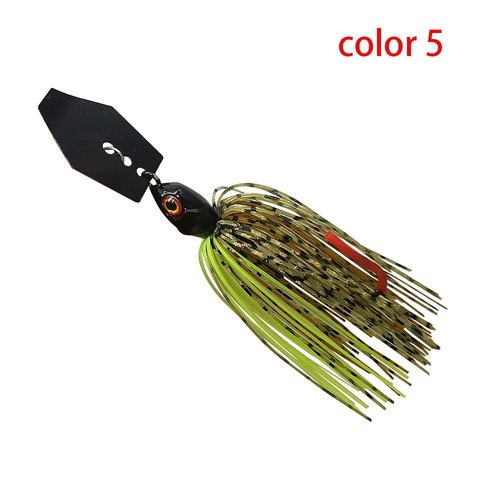 Wobbler Chatter Bait Spinner Bait Blade Metal Bait For Bass Pike Walleye Fish - Picture 17 of 22