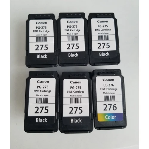 Canon Ink Cartridges  EMPTY Genuine Six PG 275 & 276