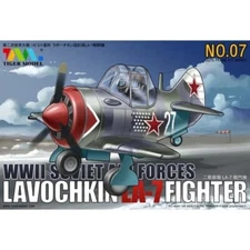 Tiger Model #107 CUTE SERIES WWII Soviet Air Forces Lavochkin La-7 Fighter