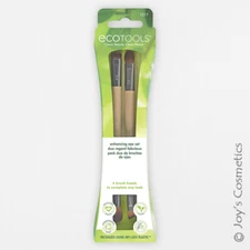 1 ECOTOOLS Makeup Brush - Eye Enhancing Duo Set  "ET-1217"  *Joy's cosmetics*