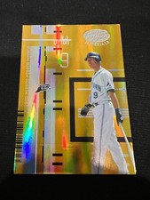 B.J. UPTON Devil Rays 2005 Leaf Certified Materials Mirror Gold #13 MLB #04/25