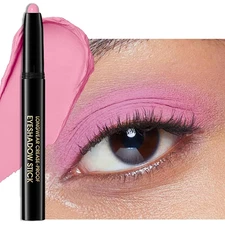 Waterproof Cream Eyeshadow Stick, Light Beige Nude Matte Eye Shadow Sticks, Crea