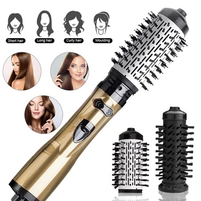 MARKENLOS Rotierende Warmluftbürste Heißluftglätter Föhnbürste Rundföhnbürste Lockenstab