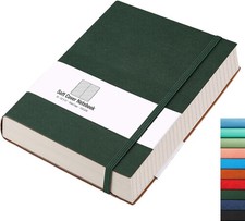 B5 Lined Journal Notebook 320 Pages Numbered Thick Paper Soft Leather Cover