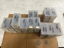 (25 boxes) 0.35mm, 0.30mm, 0.25mm Micro Carbide Drills 1250 Total -Kyocera Tycom