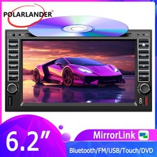 6.2" 2 Din DVD/CD Player Touch Screen USB/SD/AUX Stereo Remote control Bluetooth