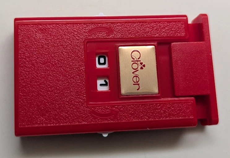 Clover Kacha-Kacha contador de hileras usado como muestra de tienda, sin embalaje, sin desgaste Foto 2 de 2