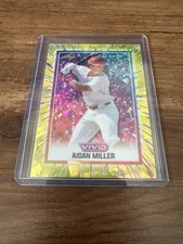 2025 Leaf Vivid Aidan Miller 1/1 GOLD 🧊Cracked Ice 🧊 PRE-PRODUCTION PROOF 🔥💎