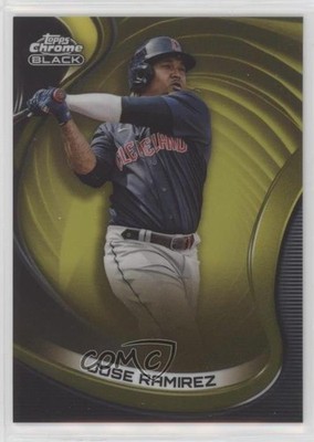 2022 Topps Chrome Black Gold Refractor /50 Jose Ramirez #62 1l2z