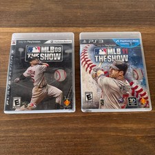 PS3 Baseball Games Bundle MLB 09 The Show & MLB 11 The Show CIB