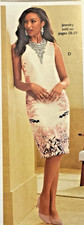 Size 16 Midnight Velvet Pink formal Wedding Church Party Lonya Sheath Dress