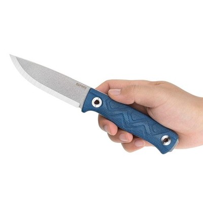 SRM Knives Bushcraft Fixed Knife 3.88'' 14C28N Sandvik Steel Blade Micarta Handle