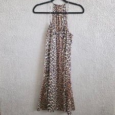 Vintage Vanity Fair Lingerie Nylon Nightgown Size 32 Leopard Print Antron III