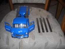 👍CMC "MERCEDES-BENZ RENNTRANSPORTER 1/18 BLUE WONDER -1954 👍HUGE & HEAVY--NICE