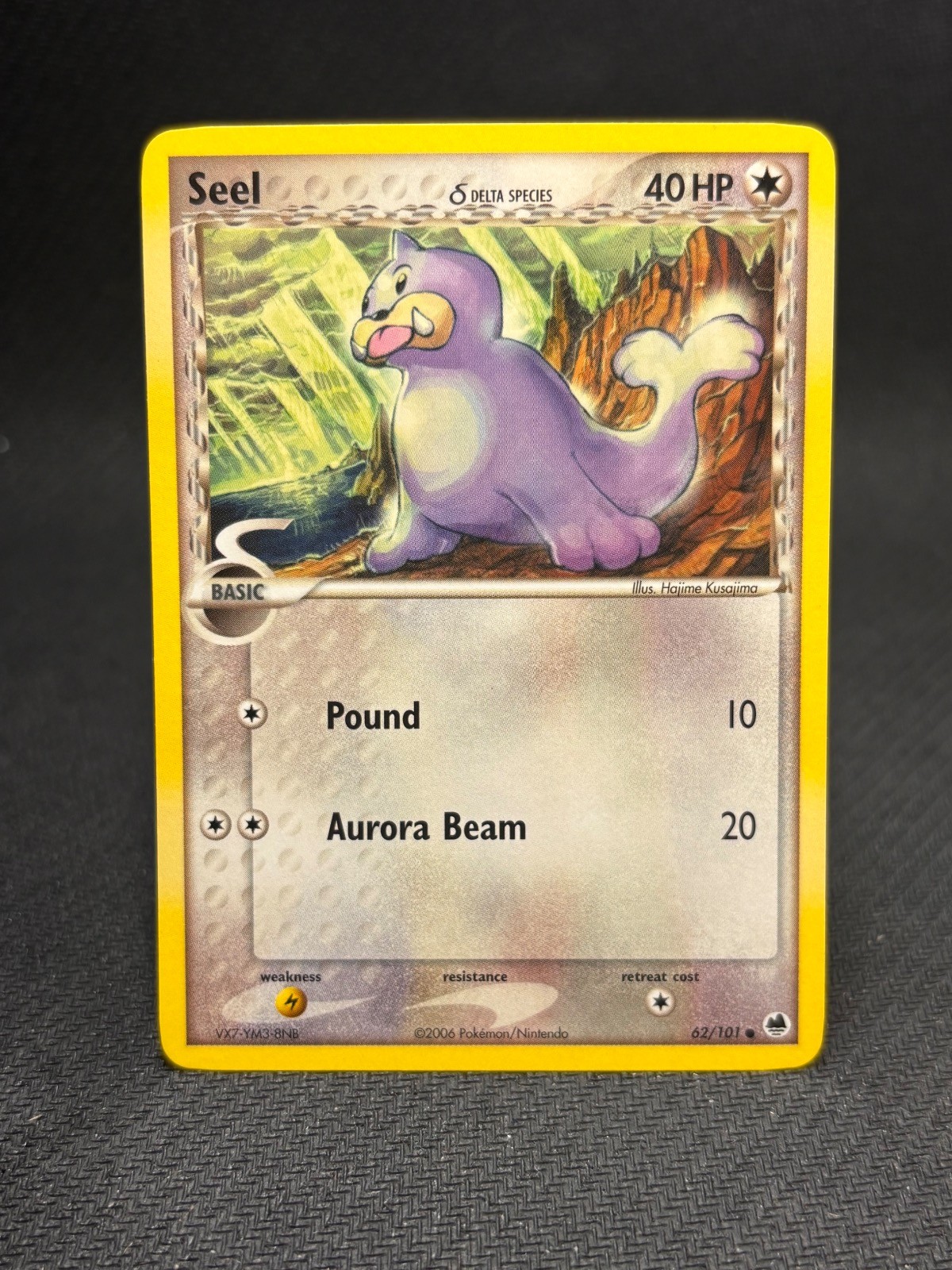 Seel 62/101 Common Dragon Frontiers Pokemon Moderately Played