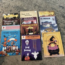 Lot Of 12 Vintage 1990s Folk art Craft Books Patterns