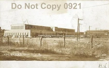 RPPC Real Photo Postcard New York Central & H.R Railroad Repair Shop in Avis, PA