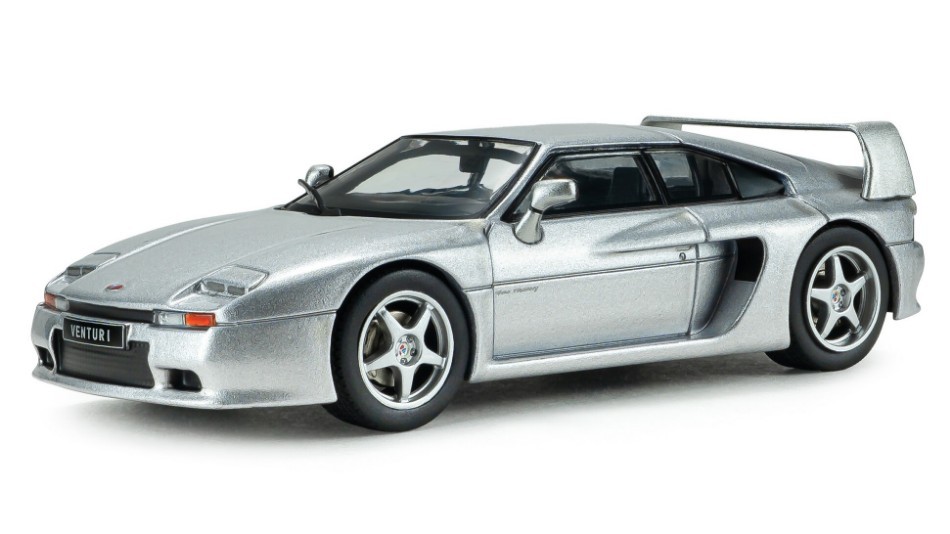SOLIDO 1/43 VENTURI 400 GT 1995 SILVER 1:43 MODELLINO AUTO MODELLISMO STATICO