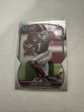 Jahmyr Gibbs 1st Bowman RC 2022 Bowman University Chrome base #82 Alabama Lions