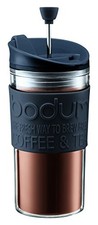 BODUM Bodum JUEGO DE PRENSA DE VIAJE con tapa de taza cafetera 350 ml negro