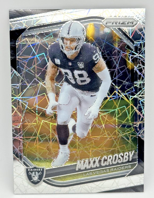 Maxx Crosby #195 Lazer Prizm - 2025 Panini Prizm - Las Vegas Raiders MINT