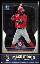 Elijah Green 2023 Bowman Chrome Prospects #BCP-23 Washington Nationals Prospect
