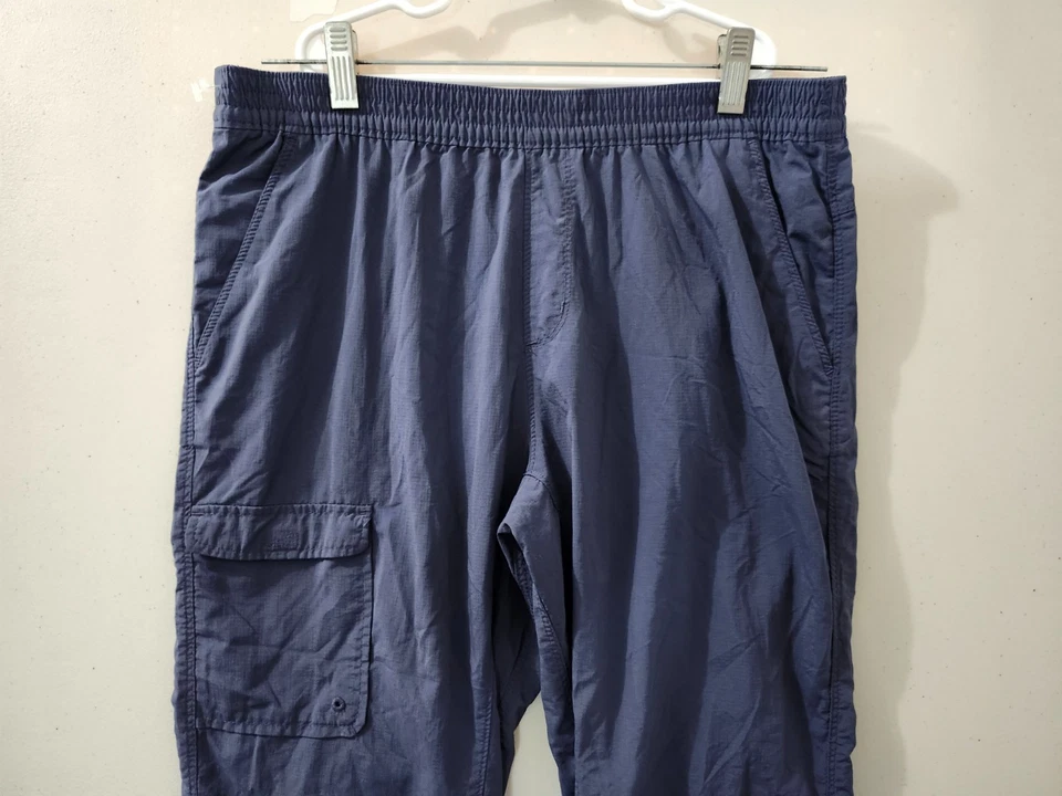 Pantalones Columbia Niñas XL Azul Plateado Ridge Carga Jogger Aire Libre Senderismo Omni Tono Foto 4 de 4